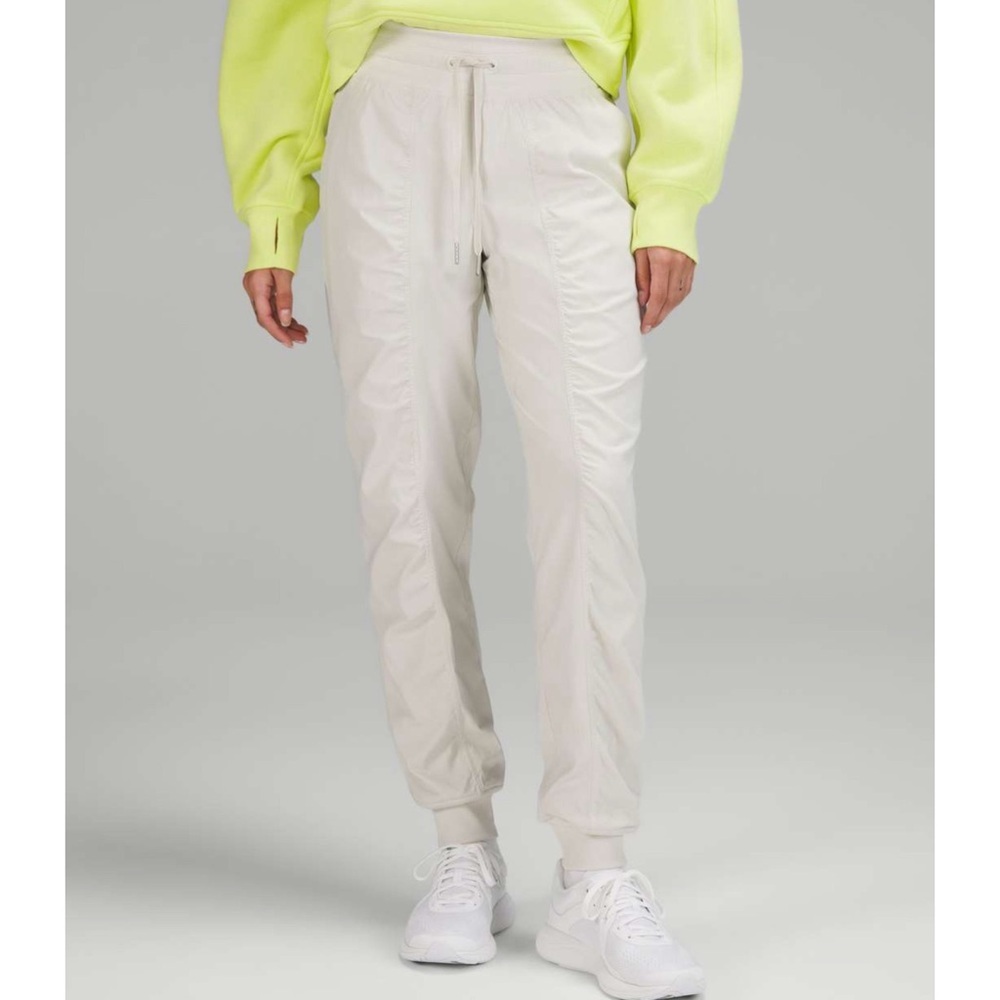 Lululemon Dance Studio Joggers Bone Off White Size 14 Like New